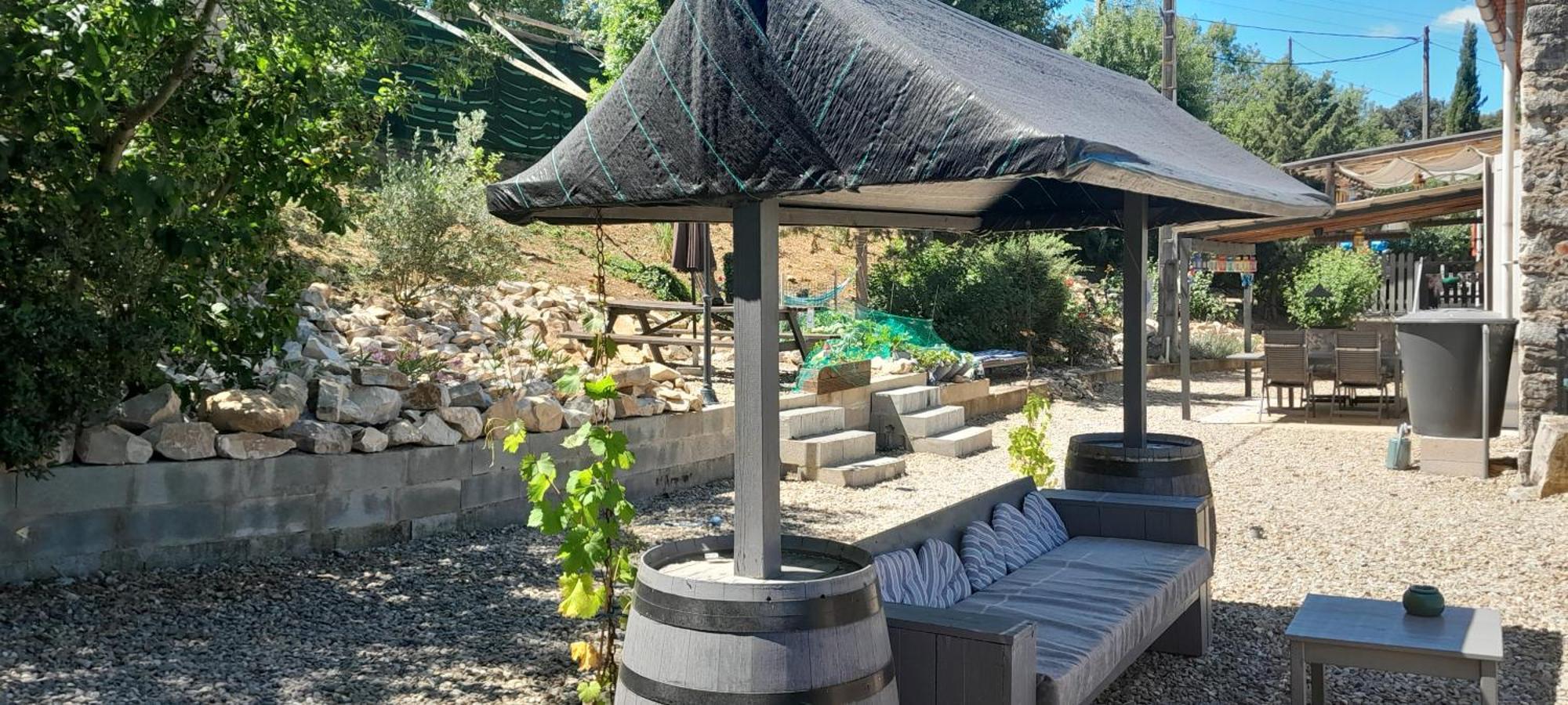 Sur La Bonnefooi Bed & Breakfast Prades-sur-Vernazobre Dış mekan fotoğraf